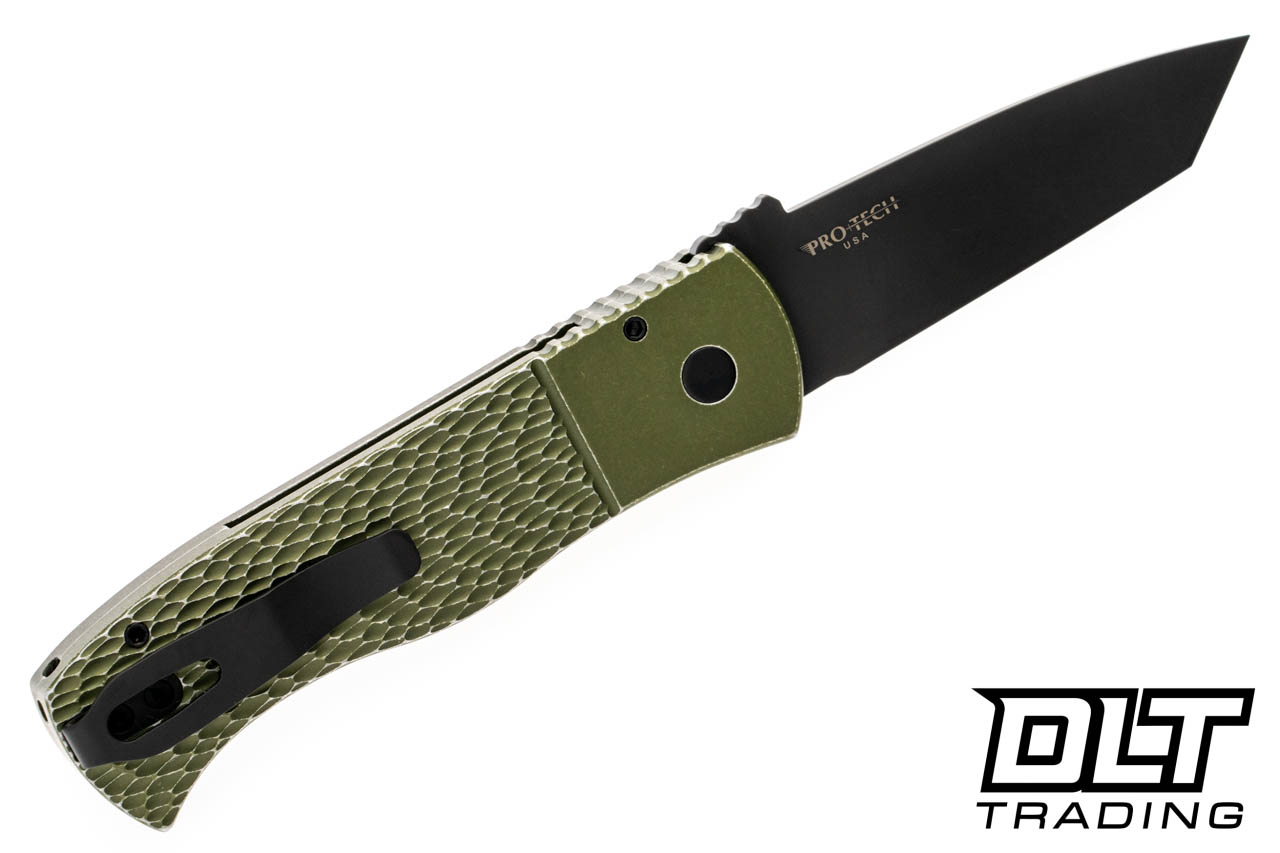 Pro-Tech Emerson CQC-7 Tanto Green Battle Worn | DLT Trading