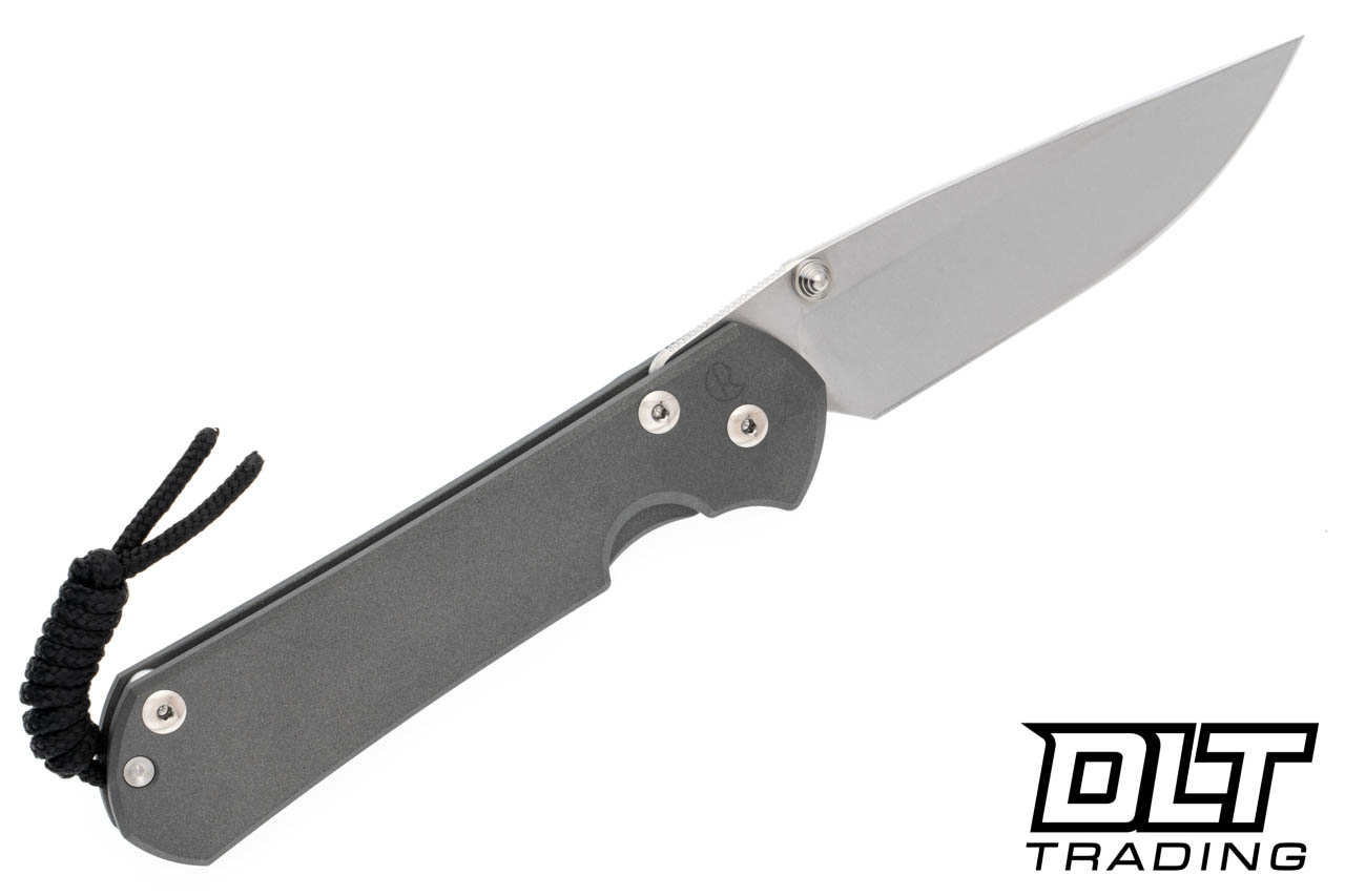 Chris Reeve Large Sebenza 31 - Silver Double Thumb Lugs - Left