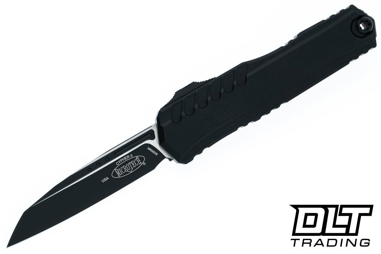 Microtech 1241-1T Cypher II S/E - Black Handle - Black Blade - DLT