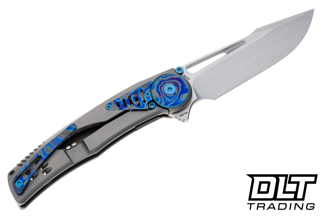 Reate GTR - Bead Blasted Titanium Handle - Zircuti Inlay - Hand