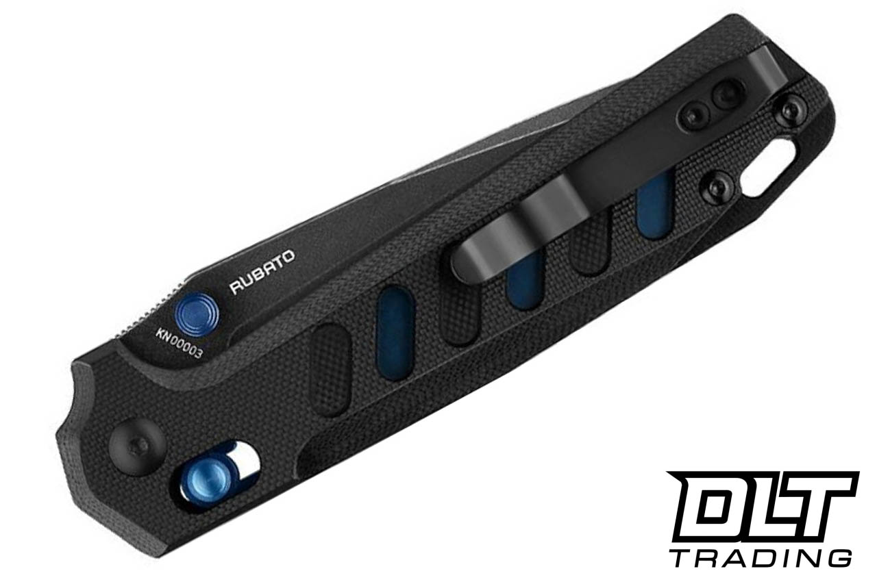 Olight Rubato - Black G-10 - 154CM Black Tanto Blade - DLT Trading
