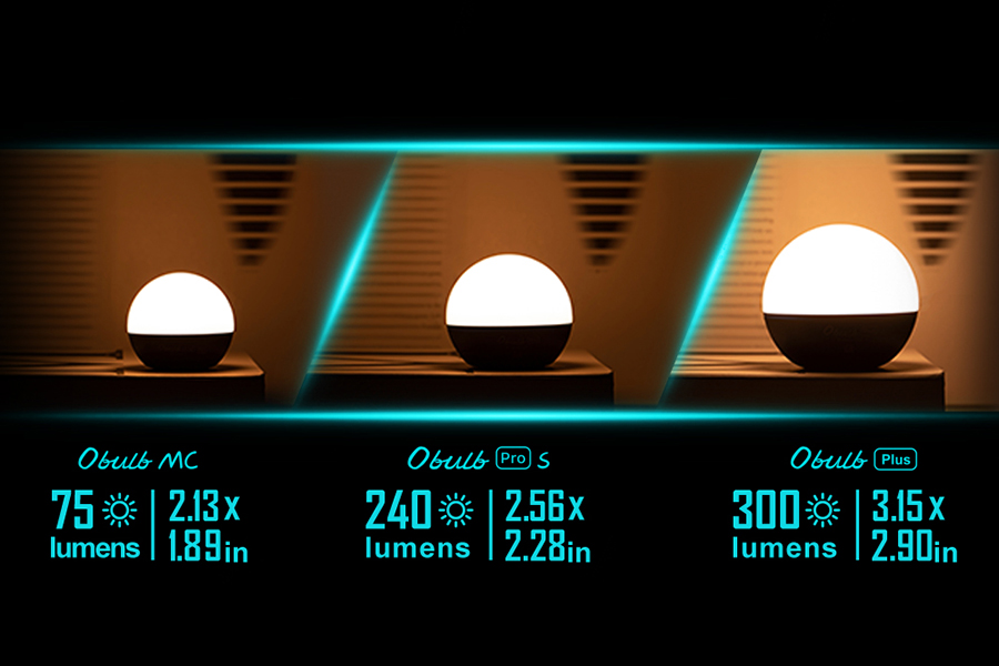 Olight Obulb Pro S Multi Color Light - Black - DLT Trading