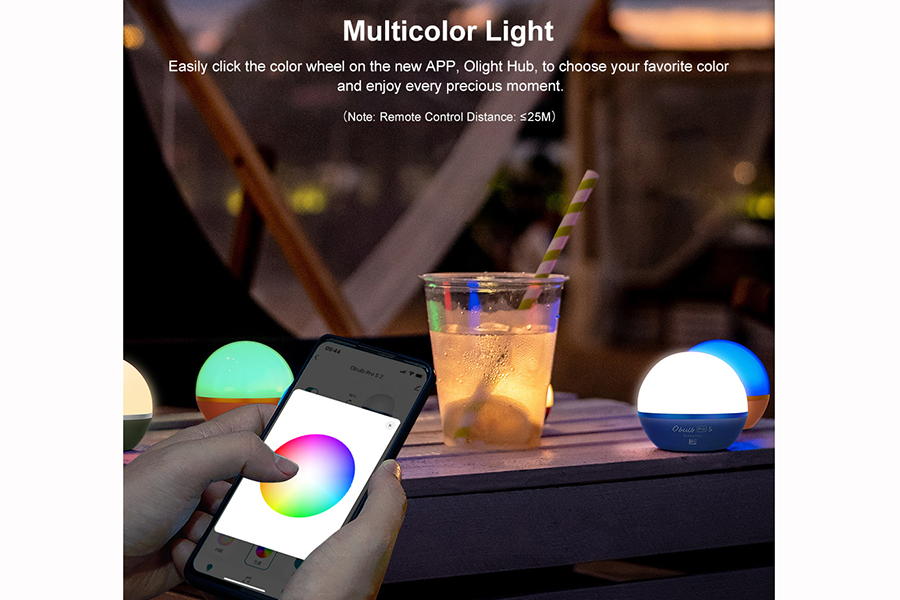 Olight Obulb Pro S Multi Color Light - Black - DLT Trading