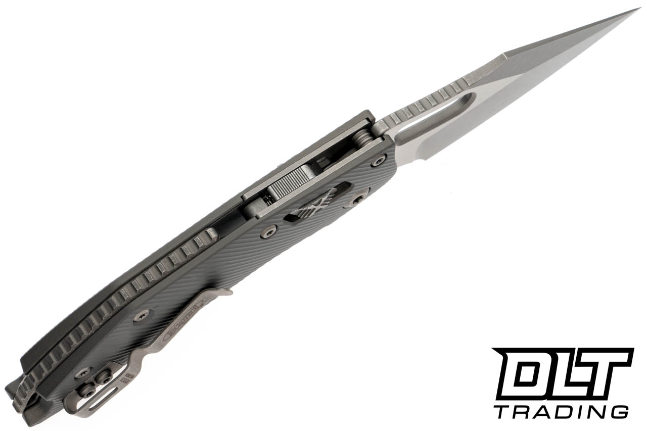 Microtech 169RL-10APFLNC Stitch S/E Ram-Lok - Fluted Natural Clear