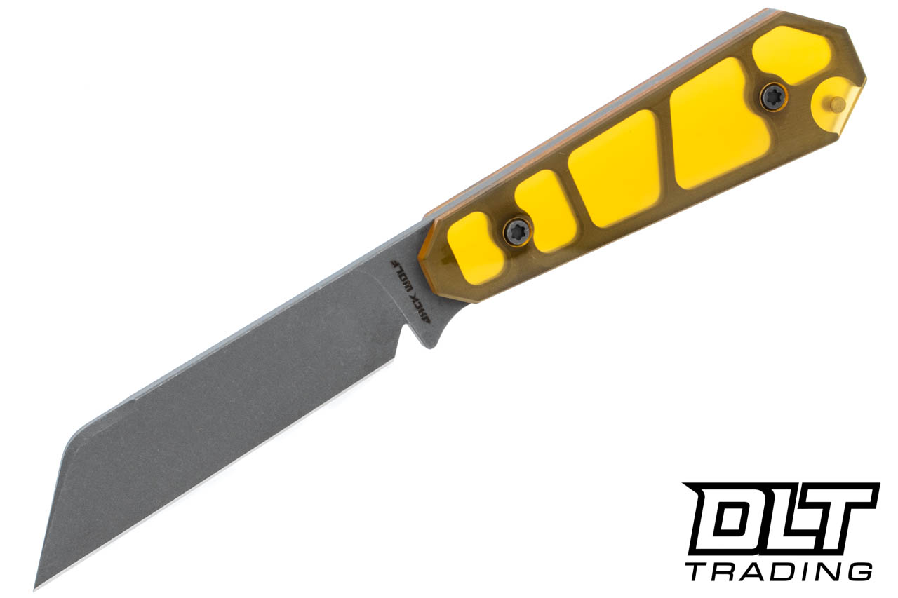 Jack Wolf Midnight FIXedc - Ultem - Blasted & Tumbled Blade - DLT