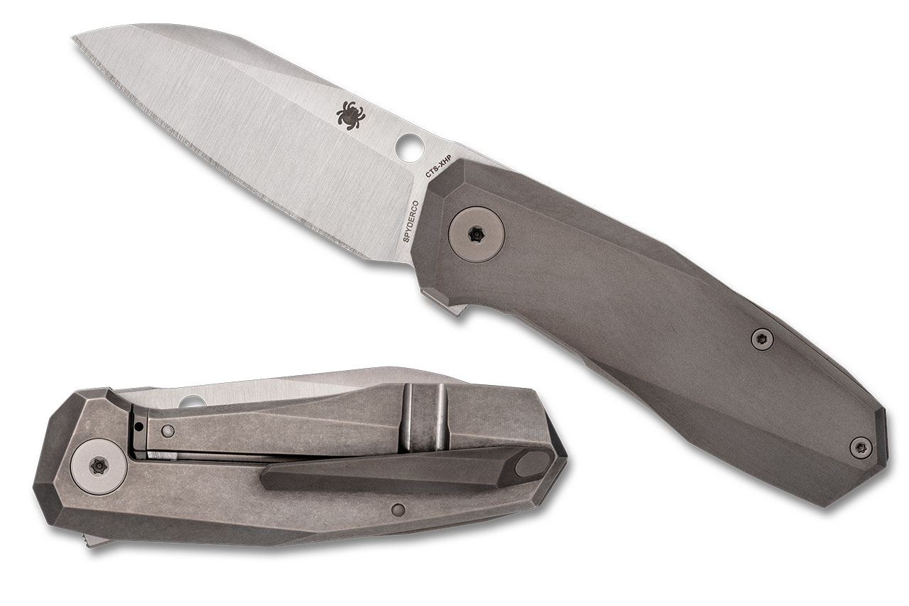 Spyderco C158TIP3 Techno 3 - Titanium - XHP Blade