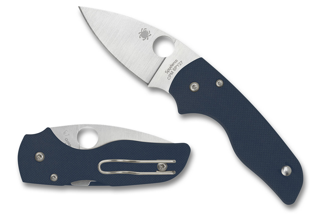 Spyderco C230GPCBL Lil' Native - Cobalt Blue G-10 - SPY27 Blade