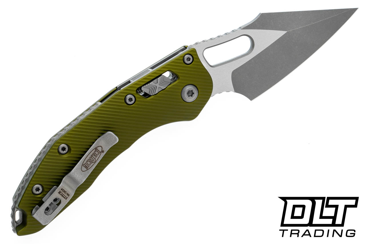 Microtech 169RL-10APFLOD Stitch Ram-Lok - OD Green Fluted Aluminum