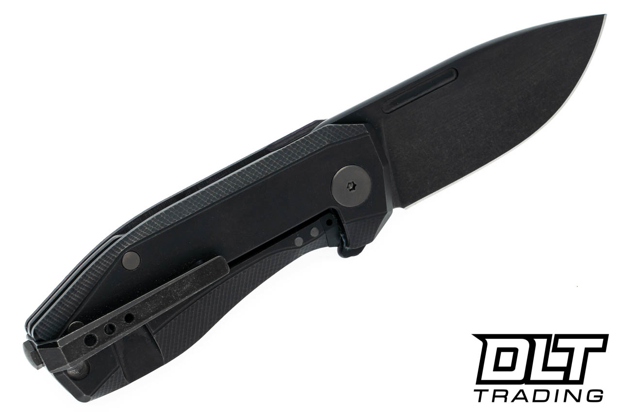 LionSteel Nano Old Black MagnaCut Blade - Purple Haze Carbon - DLT