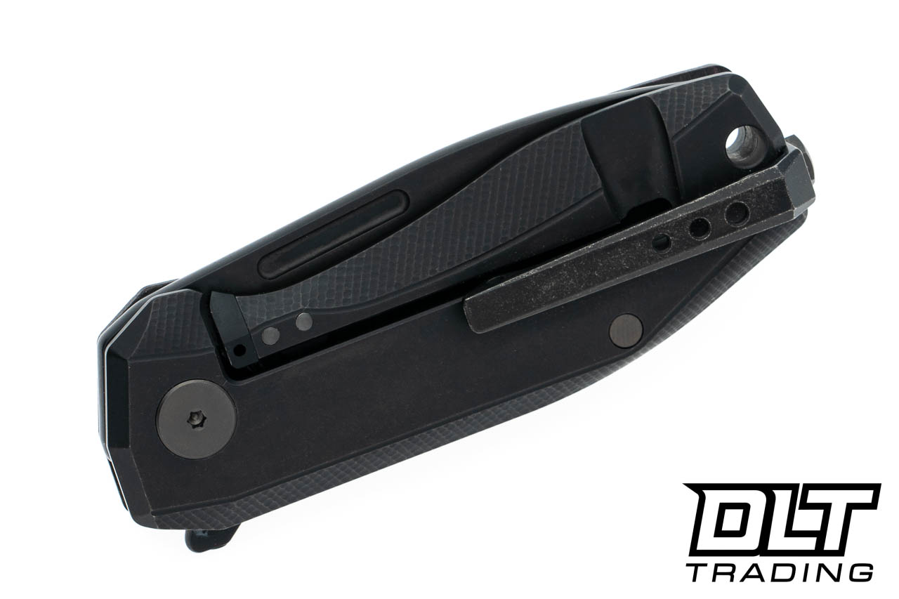 LionSteel Nano Old Black MagnaCut Blade - Purple Haze Carbon - DLT