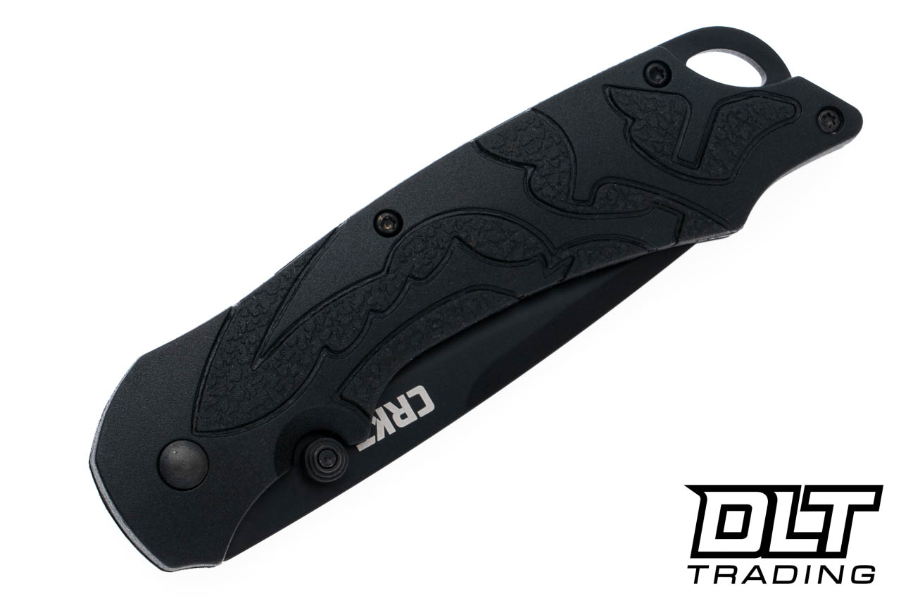 CRKT 1100 Moxie - Black TPE Handle - Black Oxide 8Cr14MoV Blade