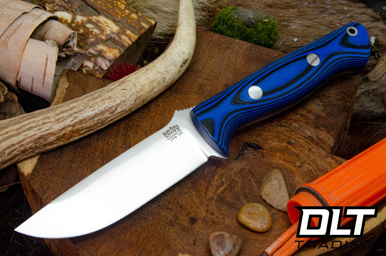 Bark River Bravo 1 LT CPM-154 Blue & Black G-10