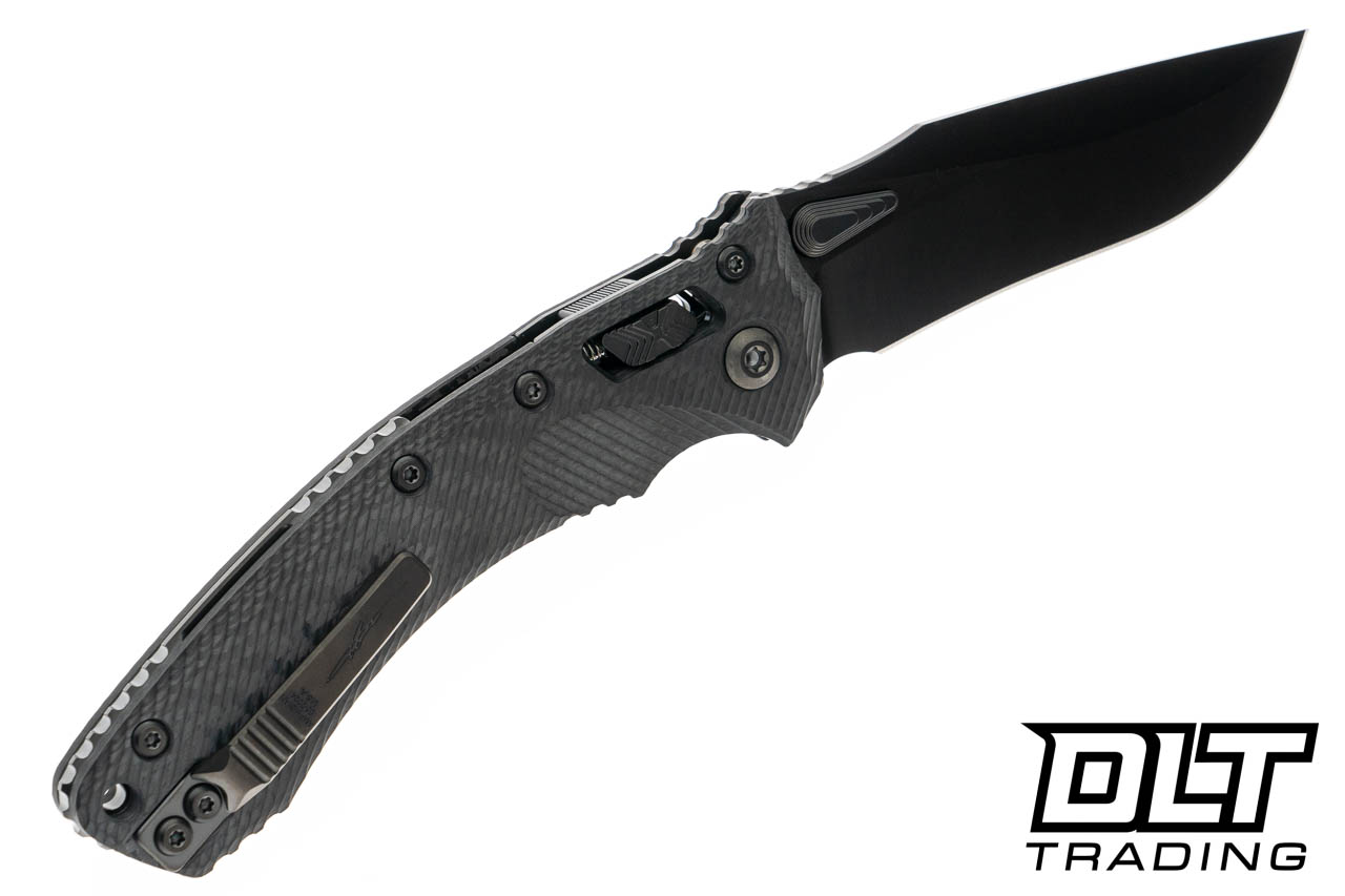 Microtech 137RL-1DLCTFLCFS Amphibian Ram-Lok - Fluted Carbon Fiber