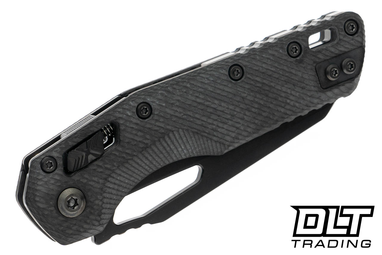 Microtech 210-1DLCTFLCFS MSI S/E - Fluted Carbon Fiber - Black DLC