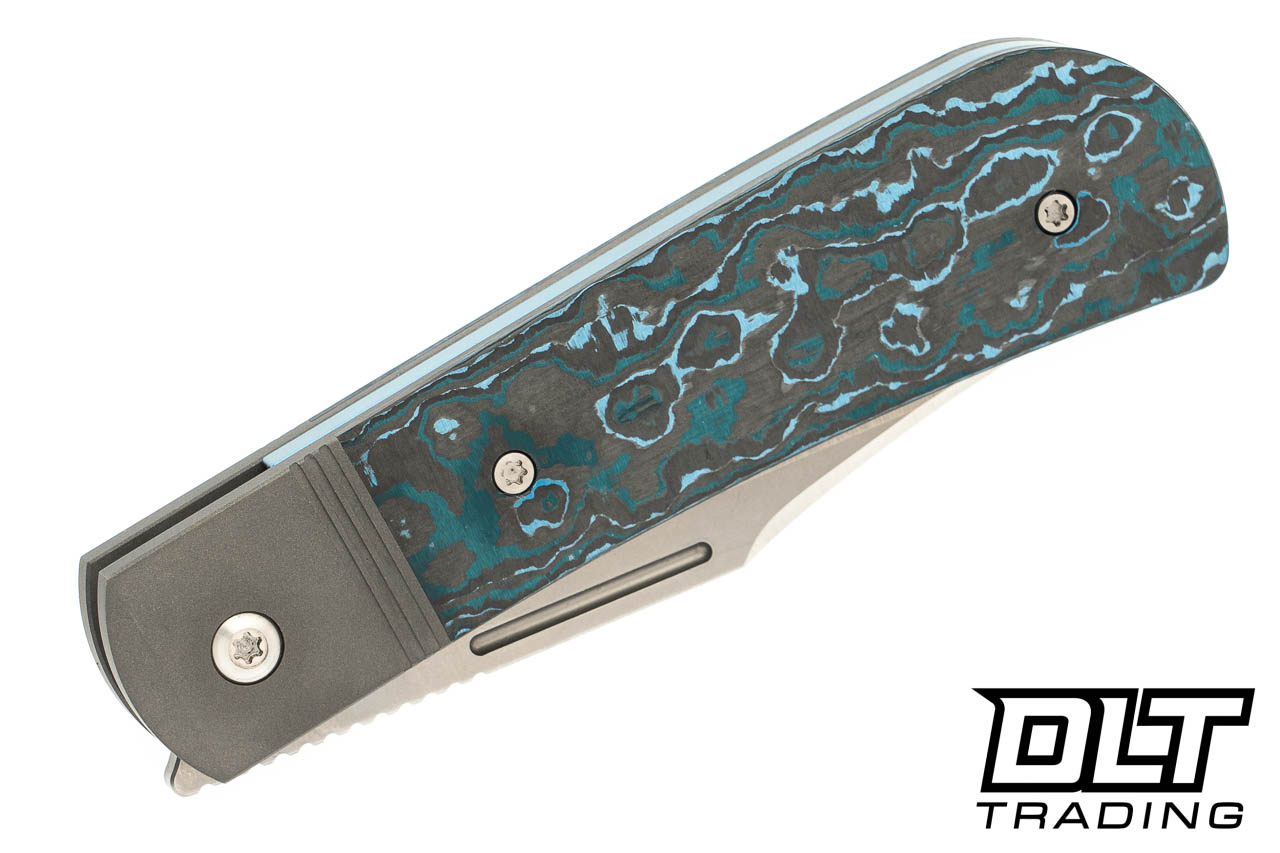Jack Wolf The Benny - Arctic Storm Fat Carbon - Belt Satin Blade
