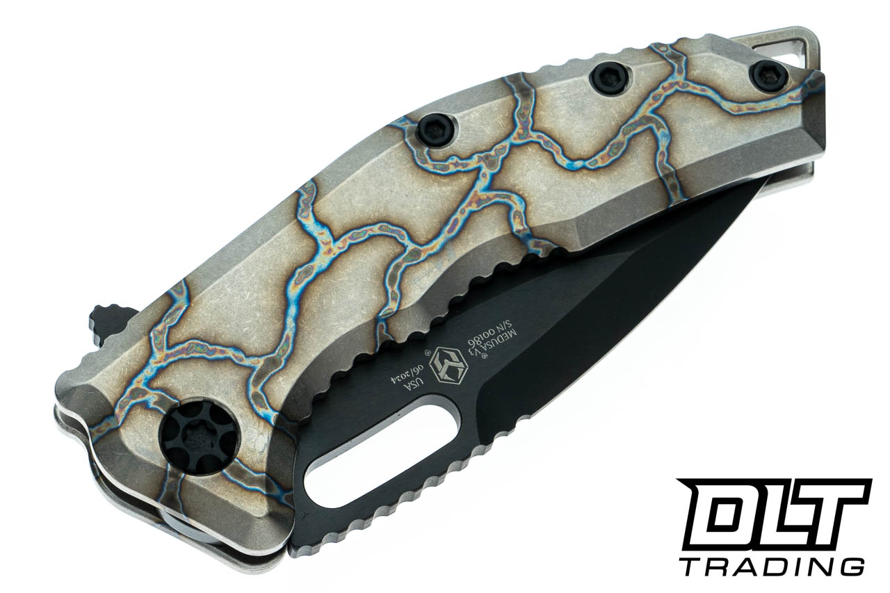 Heretic Medusa Manual - Tanto DLC MagnaCut - Flamed Titanium - DLT