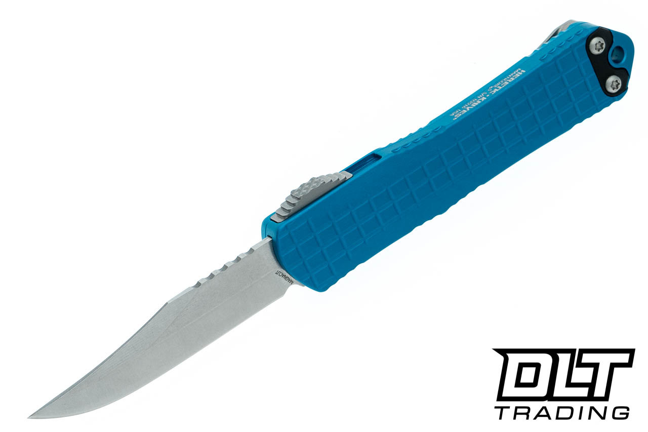 Heretic Manticore S Bowie - Stonewash MagnaCut - Turquoise Frag