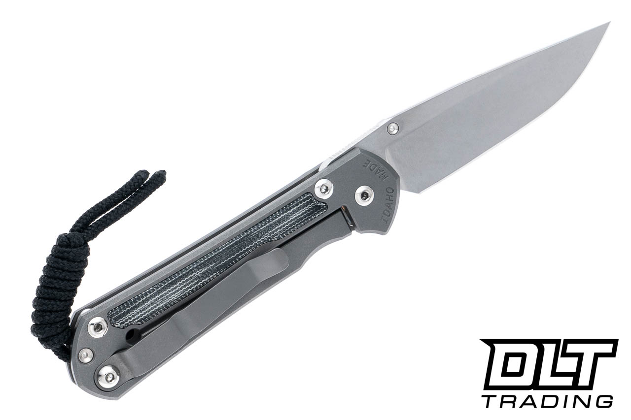 Chris Reeve Small Sebenza 31 - Glass Bead Blasted Titanium - Black
