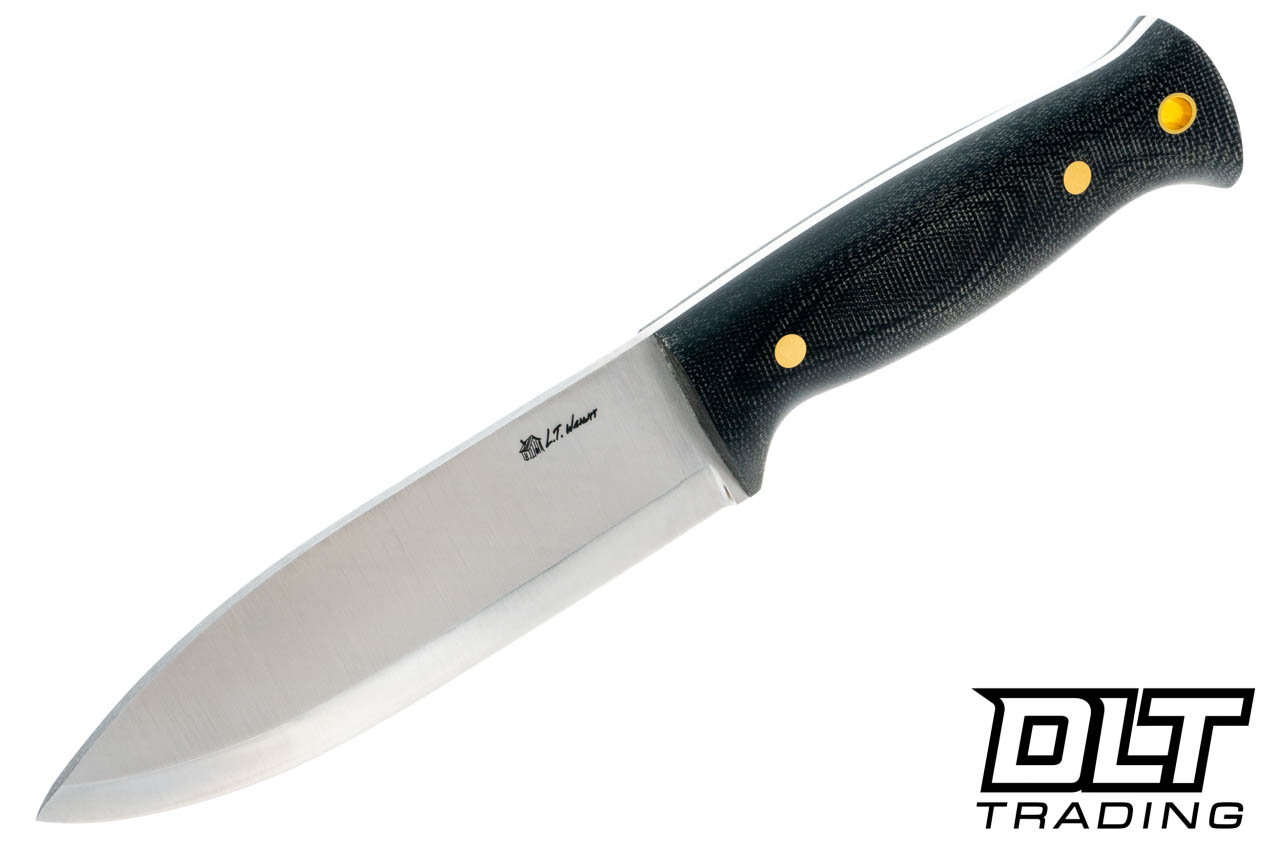 LT Wright Illuminous 5 3V - Scandi - Black Micarta - Matte - DLT