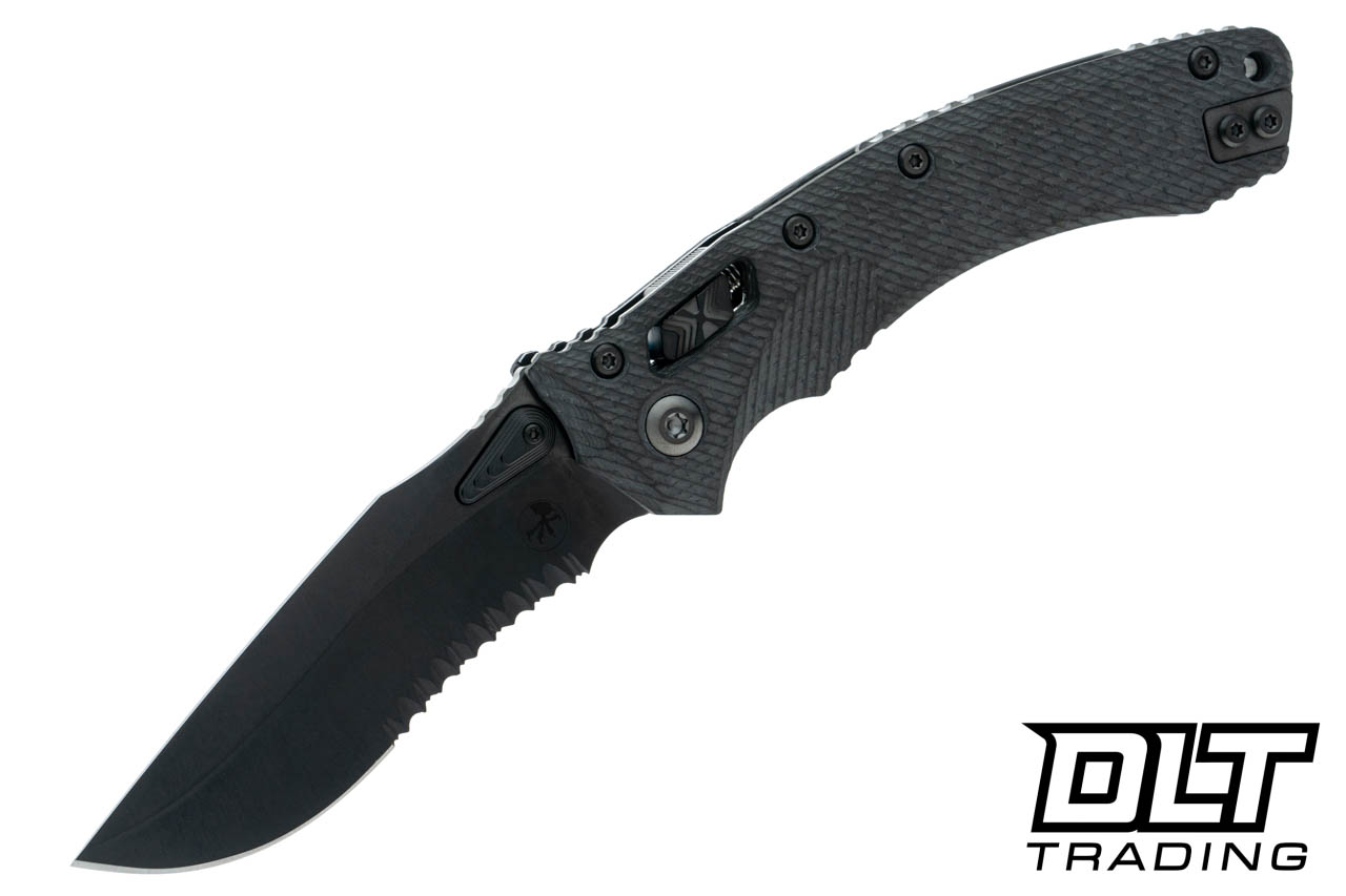 Microtech 137RL-2DLCTFLCFS Amphibian Ram-Lok - Fluted Carbon Fiber