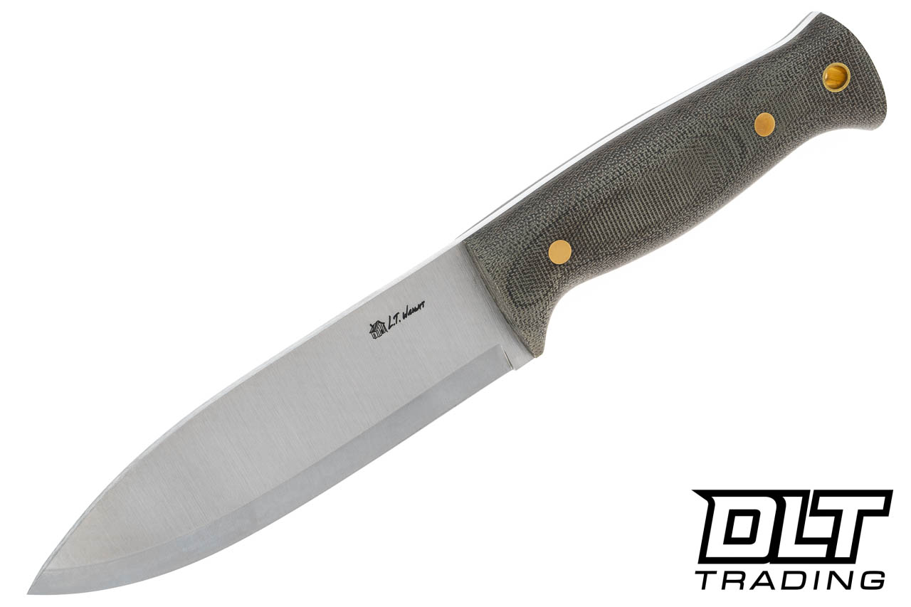 LT Wright Illuminous 5 3V - Scandi - Green Micarta - Matte - DLT