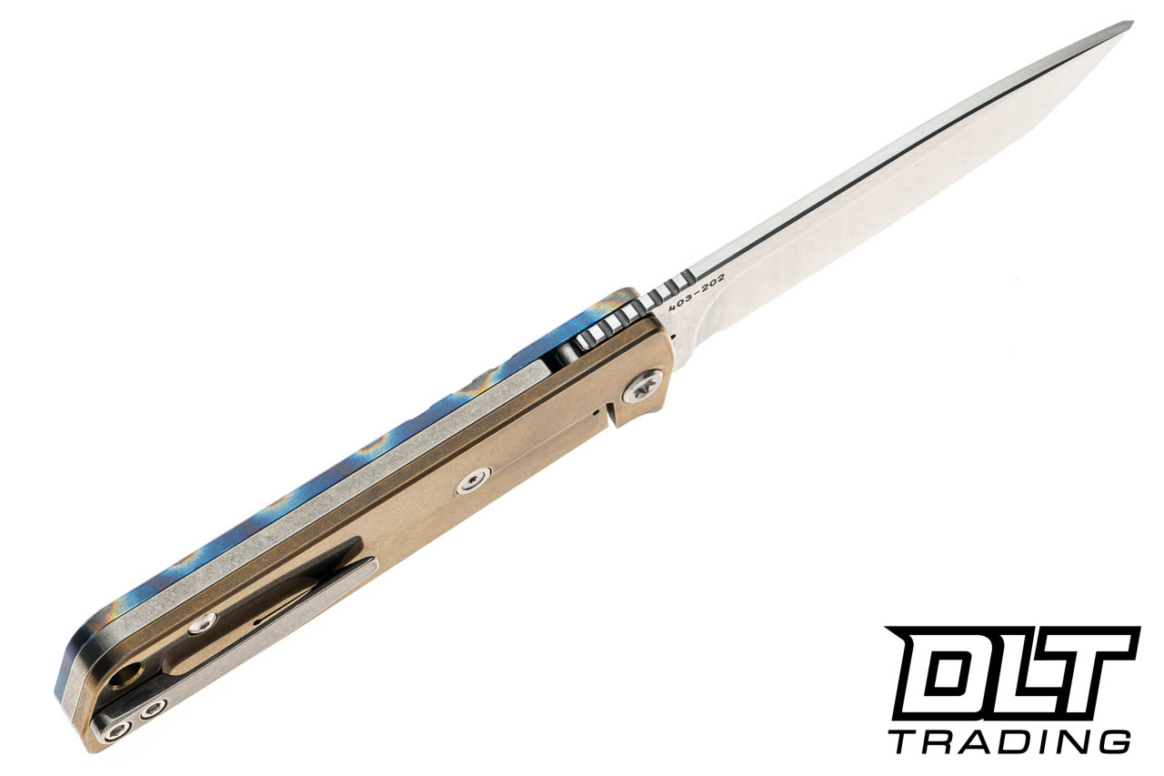 Medford Antik Tanto - Tumbled S35VN - Flamed & Bronze #4 - DLT Trading