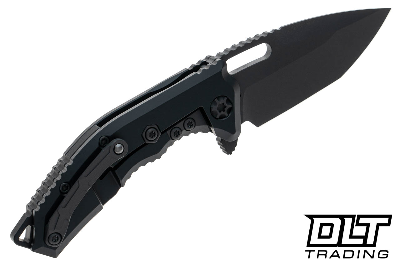 Heretic Medusa Manual - Tanto Black MagnaCut - Black Aluminum