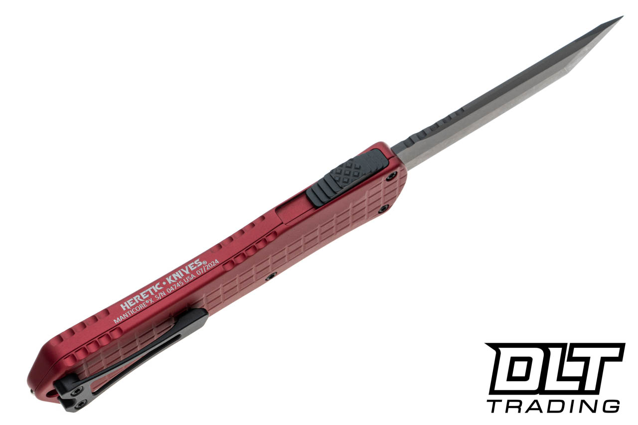 Heretic Manticore X T/E - DLC MagnaCut Blade - Grenade Grip Red