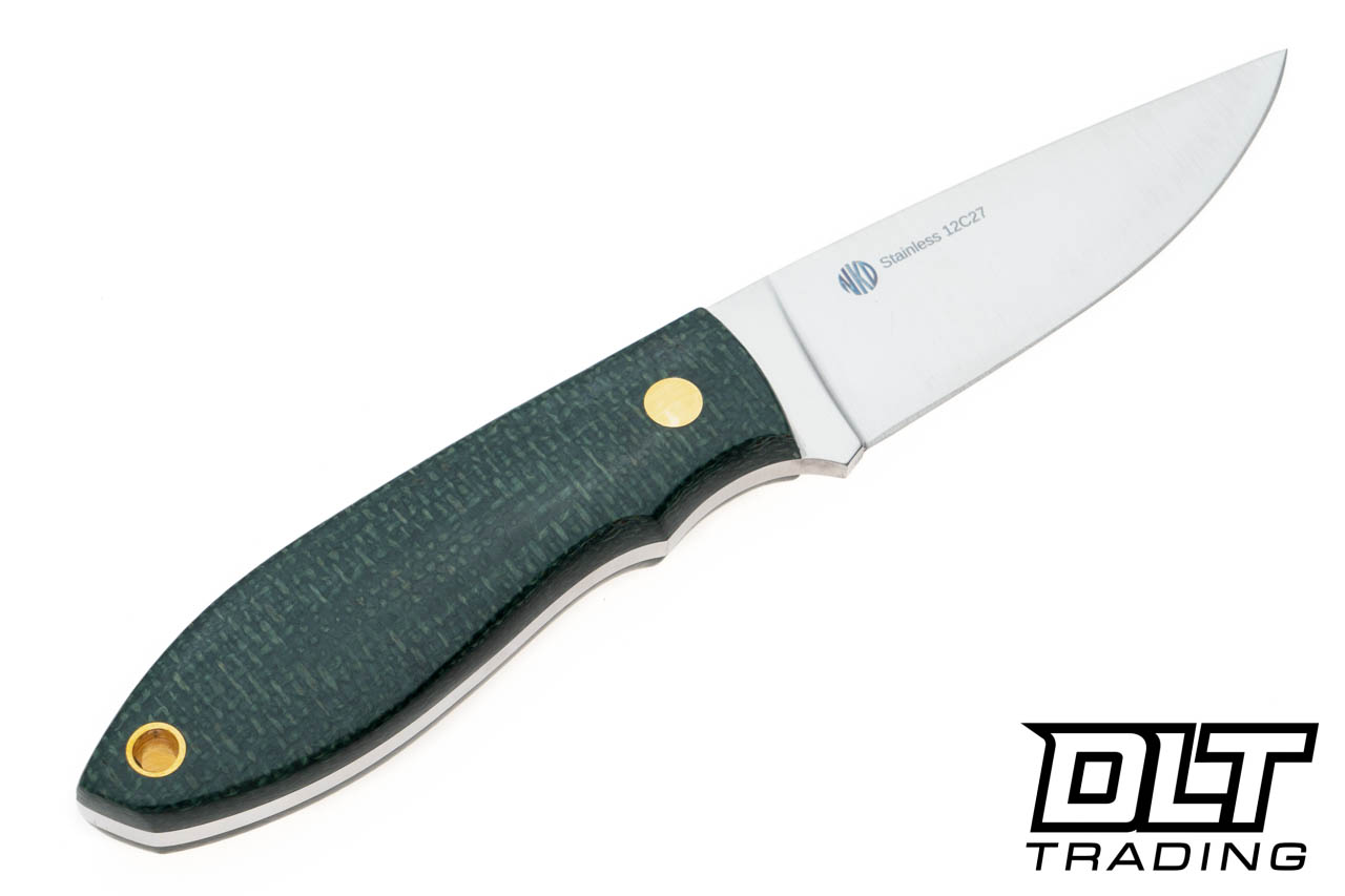 Nordic Knife Lizard 75 - Green Micarta - 12C27 Blade - DLT Trading