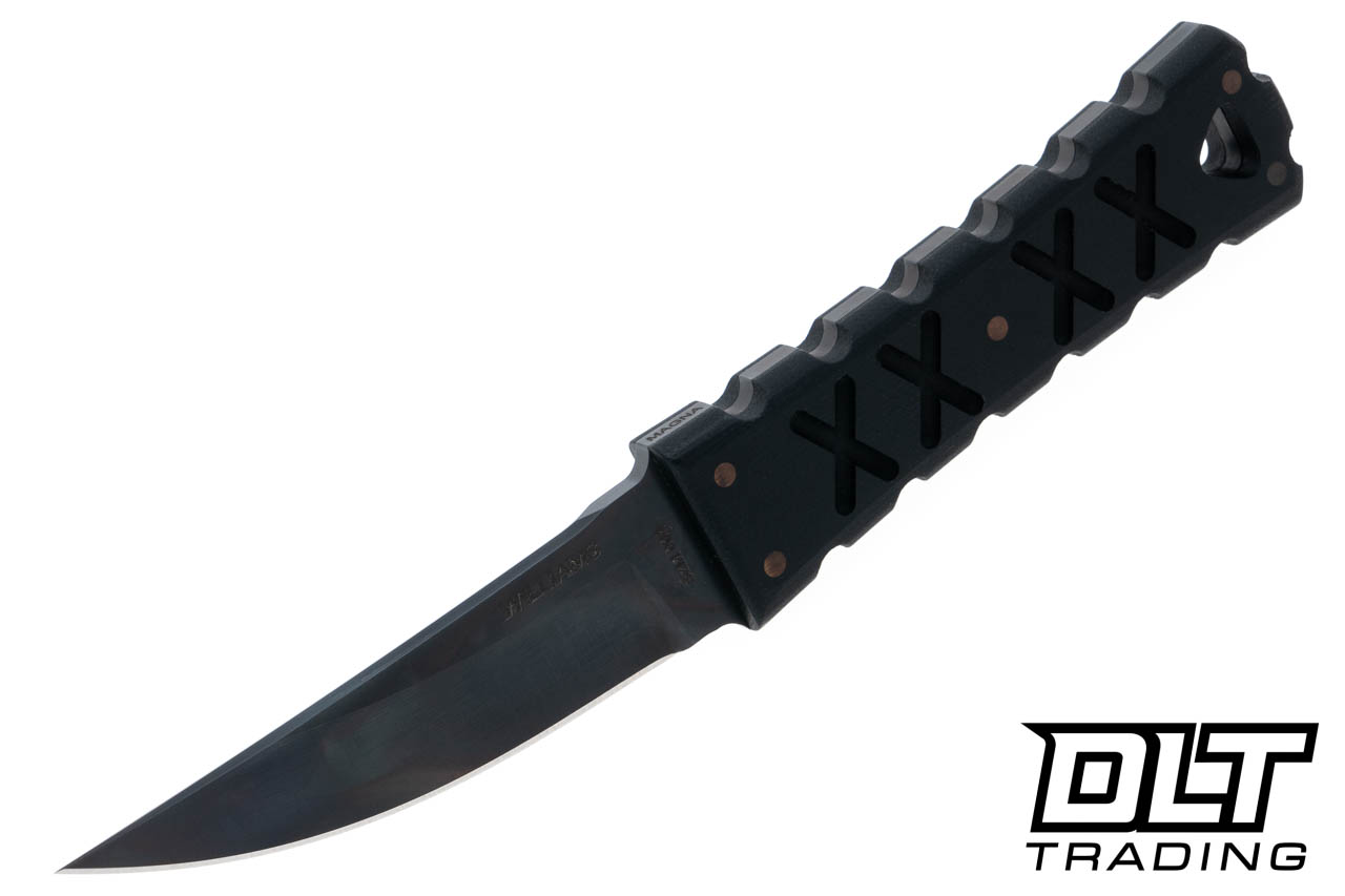 Williams Blade Design Shobu Kukuri Mini Kaiken - Double Black
