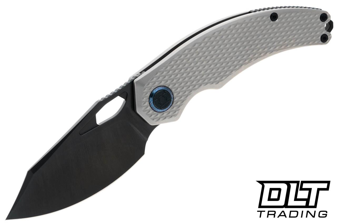 Kunwu Padre Diamond Textured Grey Titanium - Satin DLC Vanax Blade