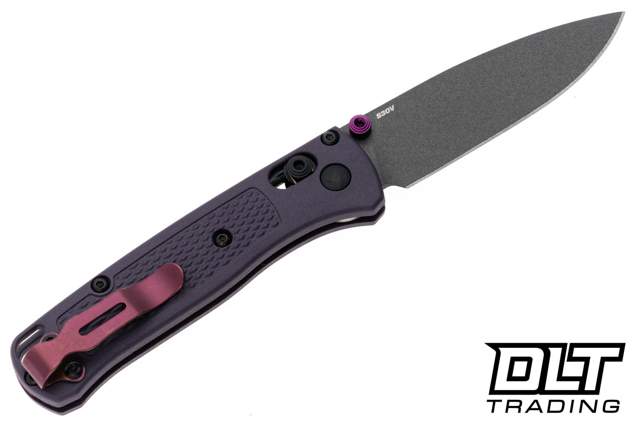 Benchmade 533GY-09 Mini Bugout - Dark Purple Grivory