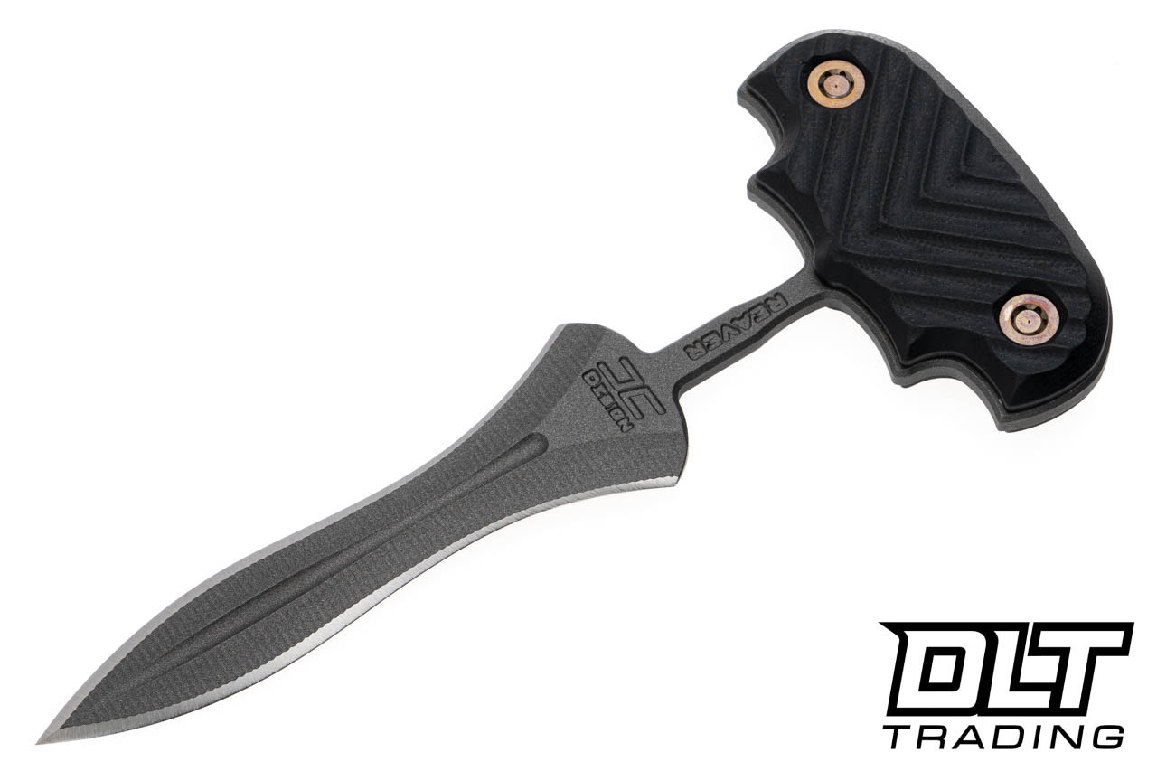 RMJ Tactical Reaver Nitro-V - Tungsten Cerakote - Black G-10 - DLT