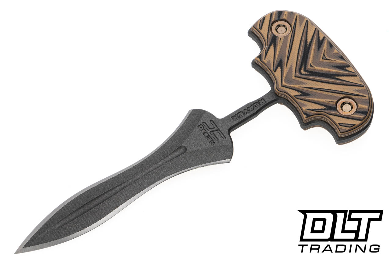 RMJ Tactical Reaver Nitro-V - Tungsten Cerakote - Hyena Brown G-10