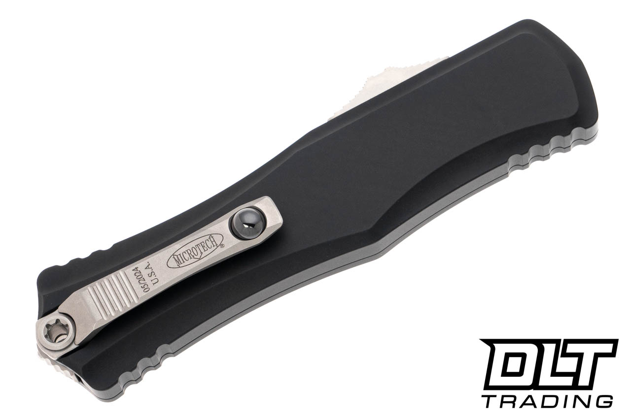 Microtech 1705-10 Hera II Recurve - Black Handle - Stonewashed