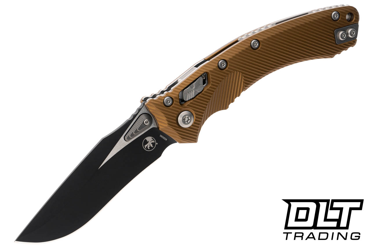 Microtech 137RL-1FLTA Amphibian Ram-Lok - Tan Fluted Handle