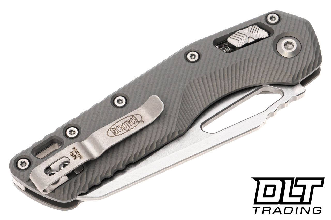 Microtech 210-10FLNC MSI S/E - Fluted Natural Clear Handle