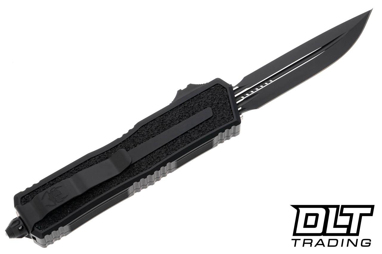 Microtech 1180-1T Scarab II Gen III D/E-S - Black Handle - Black