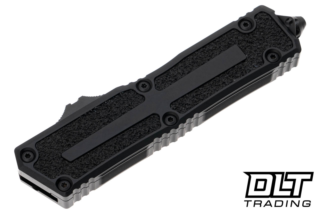 Microtech 1180-1T Scarab II Gen III D/E-S - Black Handle - Black