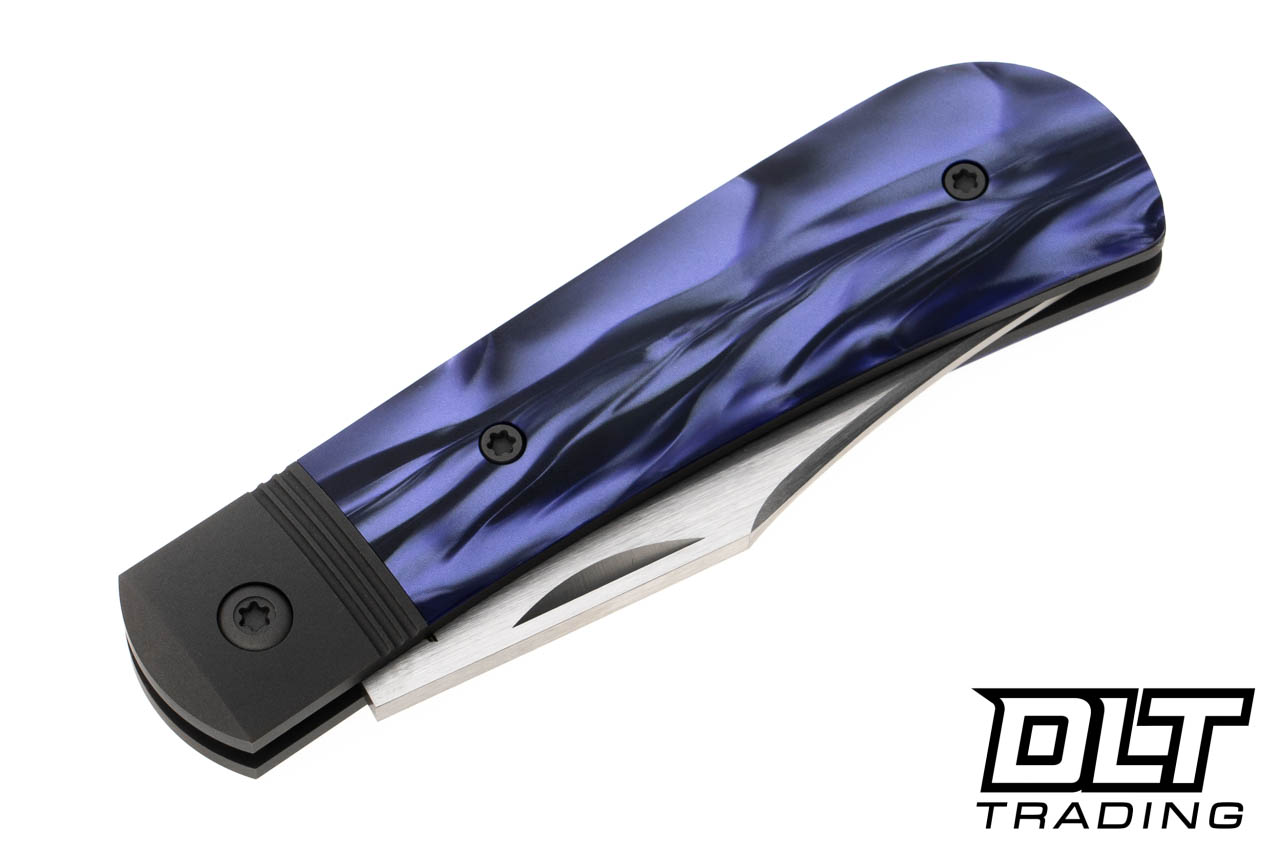 Jack Wolf Benny's Clip - Cosmic Purple Kirinite - Hand Satin Blade