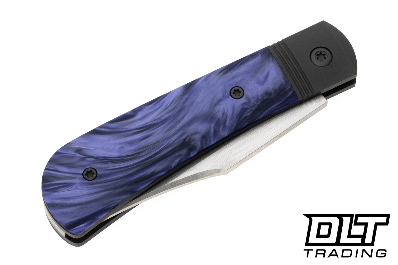 Jack Wolf Benny's Clip - Cosmic Purple Kirinite - Hand Satin Blade