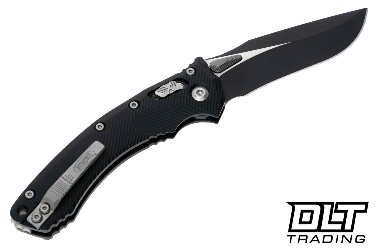 Microtech 137RL-1FL Amphibian Ram-Lok - Black Fluted Handle