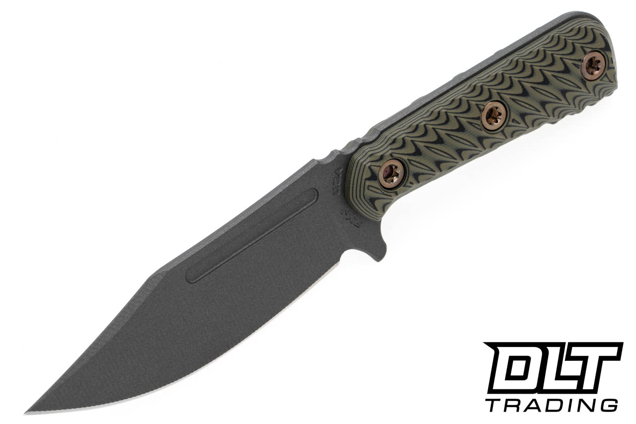 RMJ Tactical UCAP Nitro-V - Tungsten Cerakote - Dirty Olive G-10