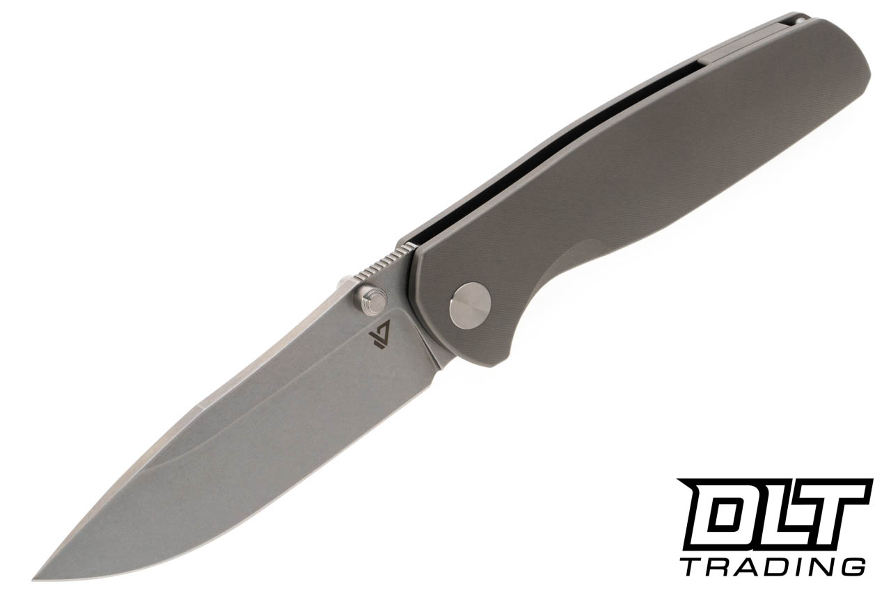 Vanguard ESOX M390 - Gray Titanium - Titanium & Timascus Clip