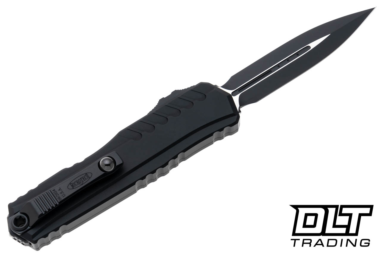 Microtech 1242-1T Cypher II D/E - Black Handle - Black Blade - DLT