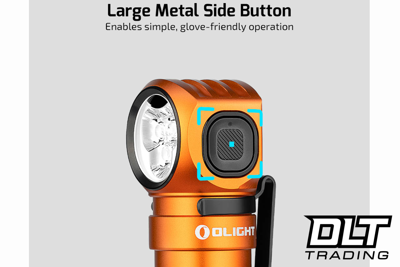 Olight Perun 3 Headlamp - White & Red Light - Orange - DLT Trading