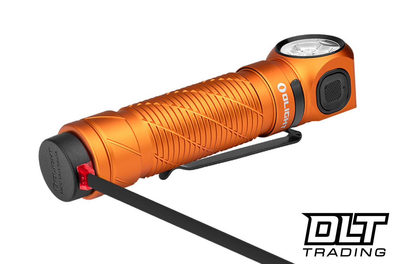 Olight Perun 3 Headlamp - White & Red Light - Orange - DLT Trading