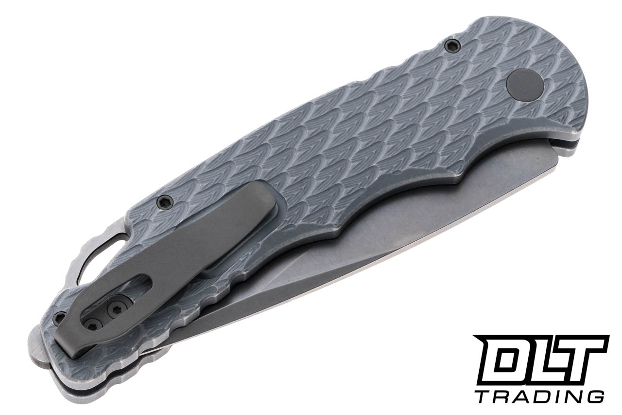 Pro-Tech TR-4 - Battleworn Grey Feather Textured Handle
