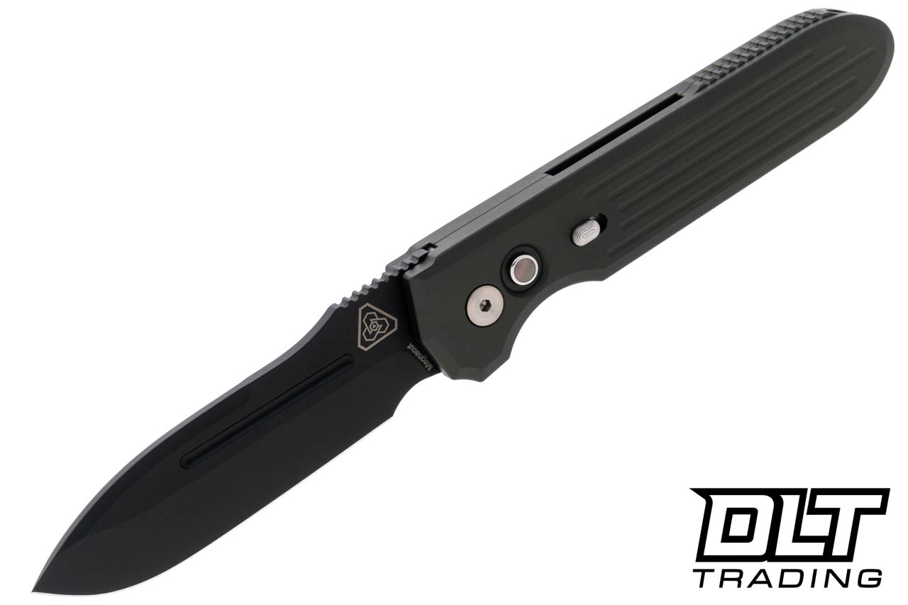 VIRUS Powerlock III ビンディング ブラック Pro-Tech PDW Invictus - Green Handle - Black MagnaCut Blade - DLT