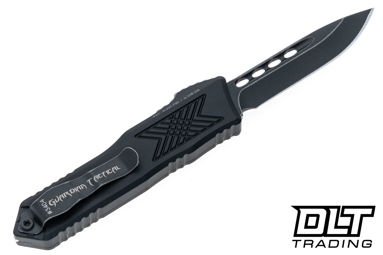 Guardian Tactical GTX-025 OTF Drop Point - Dark Stonewashed Elmax